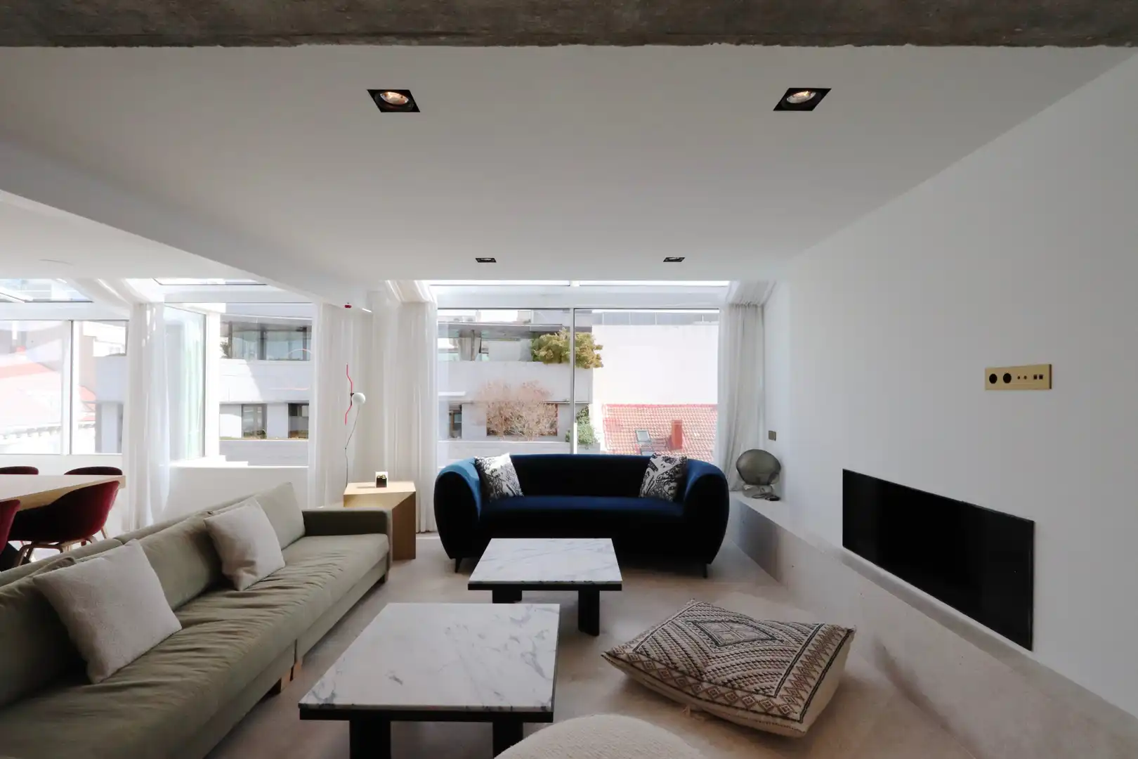 Living room of Attic for sale in Madrid  with Air Conditioner, Heating and Parquet flooring