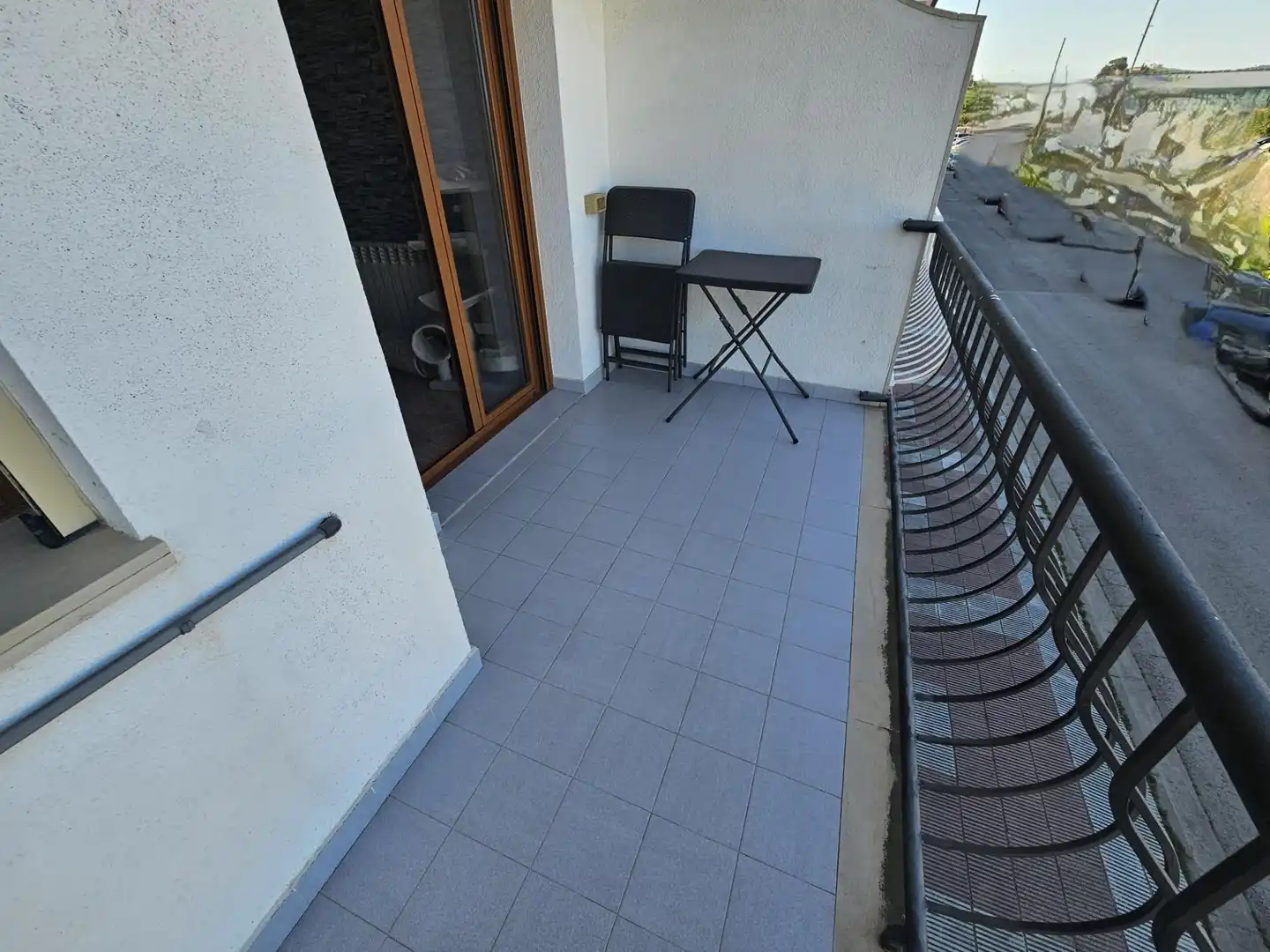 Terrasse von Einfamilien-Reihenhaus zum Verkauf in Malgrat de Mar mit Klimaanlage, Heizung und Privatgarten