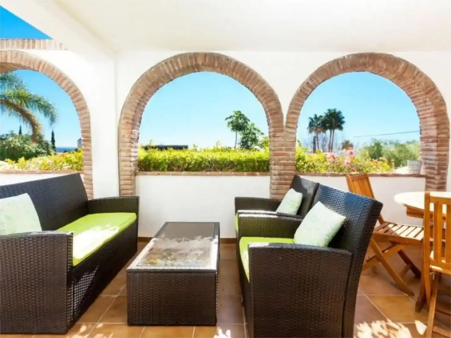 Terrassa de Casa o xalet de lloguer en Estepona amb Aire condicionat, Piscina i Balcó