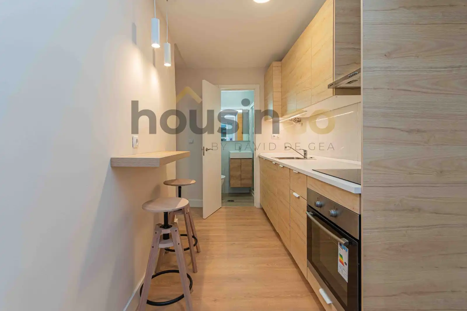 Kitchen of Flat for sale in Madrid  with Heating, Parquet flooring and Terrace
