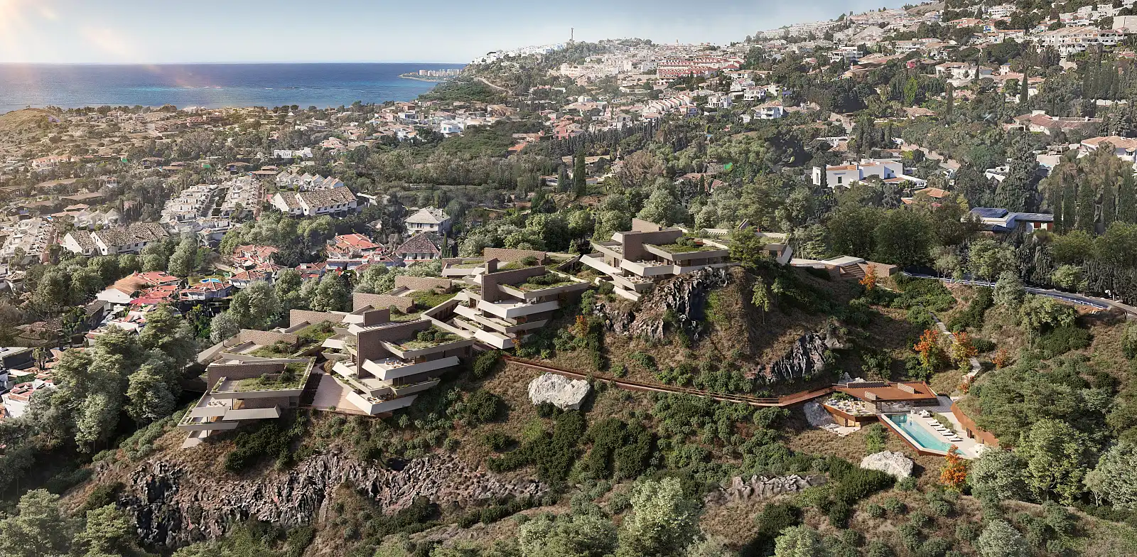 Vista exterior de Apartament en venda en Benalmádena amb Aire condicionat, Terrassa i Balcó