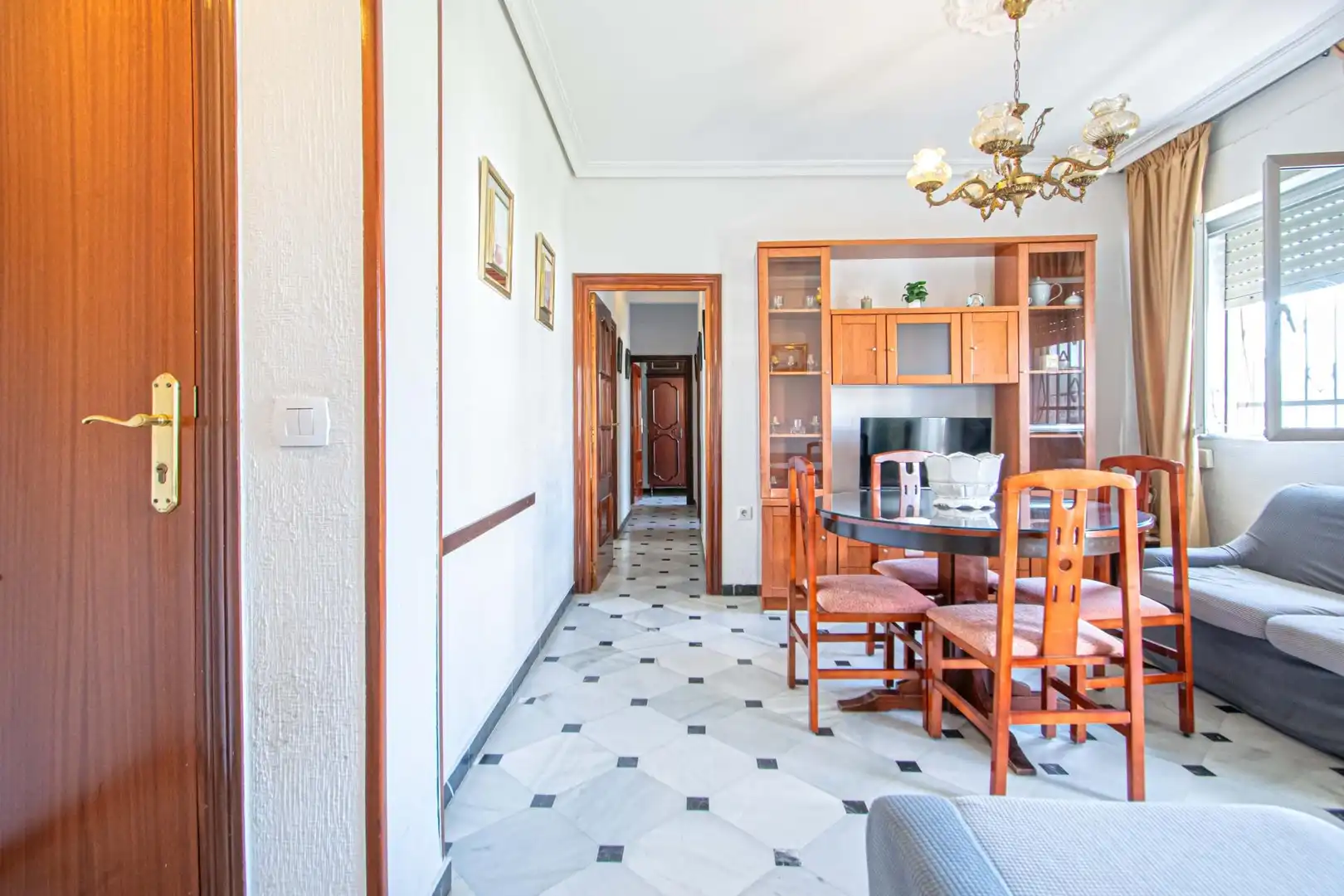 Dining room of Flat for sale in Sevilla  with Air Conditioner, Heating and Terrace