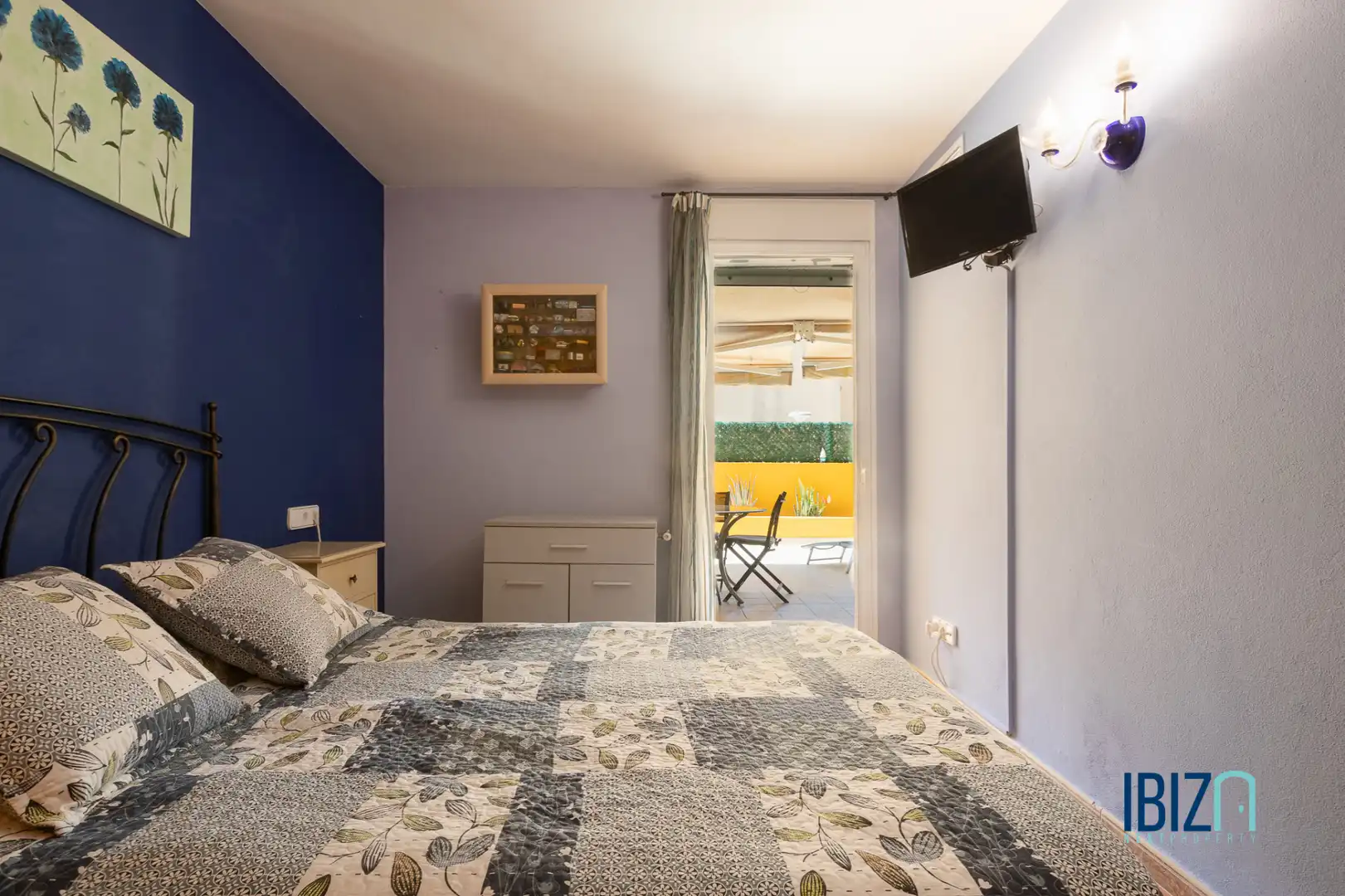 Schlafzimmer von Wohnung zum Verkauf in Eivissa mit Klimaanlage, Heizung und Terrasse