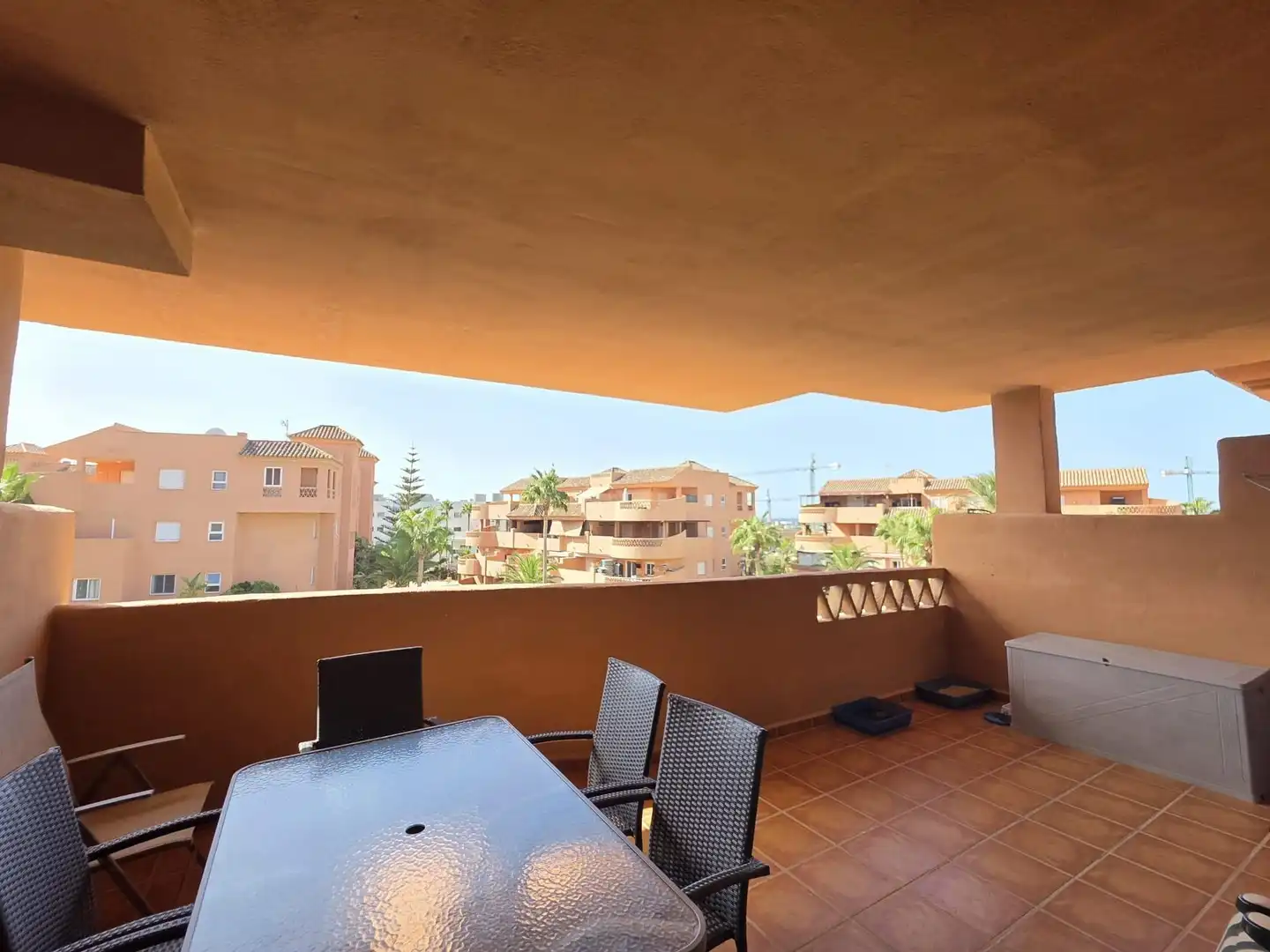 Terrasse von Wohnungen zur Miete in El Ejido mit Terrasse, Möbliert und Gemeinschaftspool
