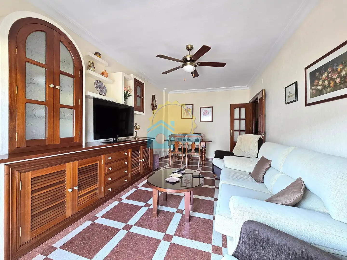 Living room of Flat for sale in Punta Umbría  with Terrace and Balcony