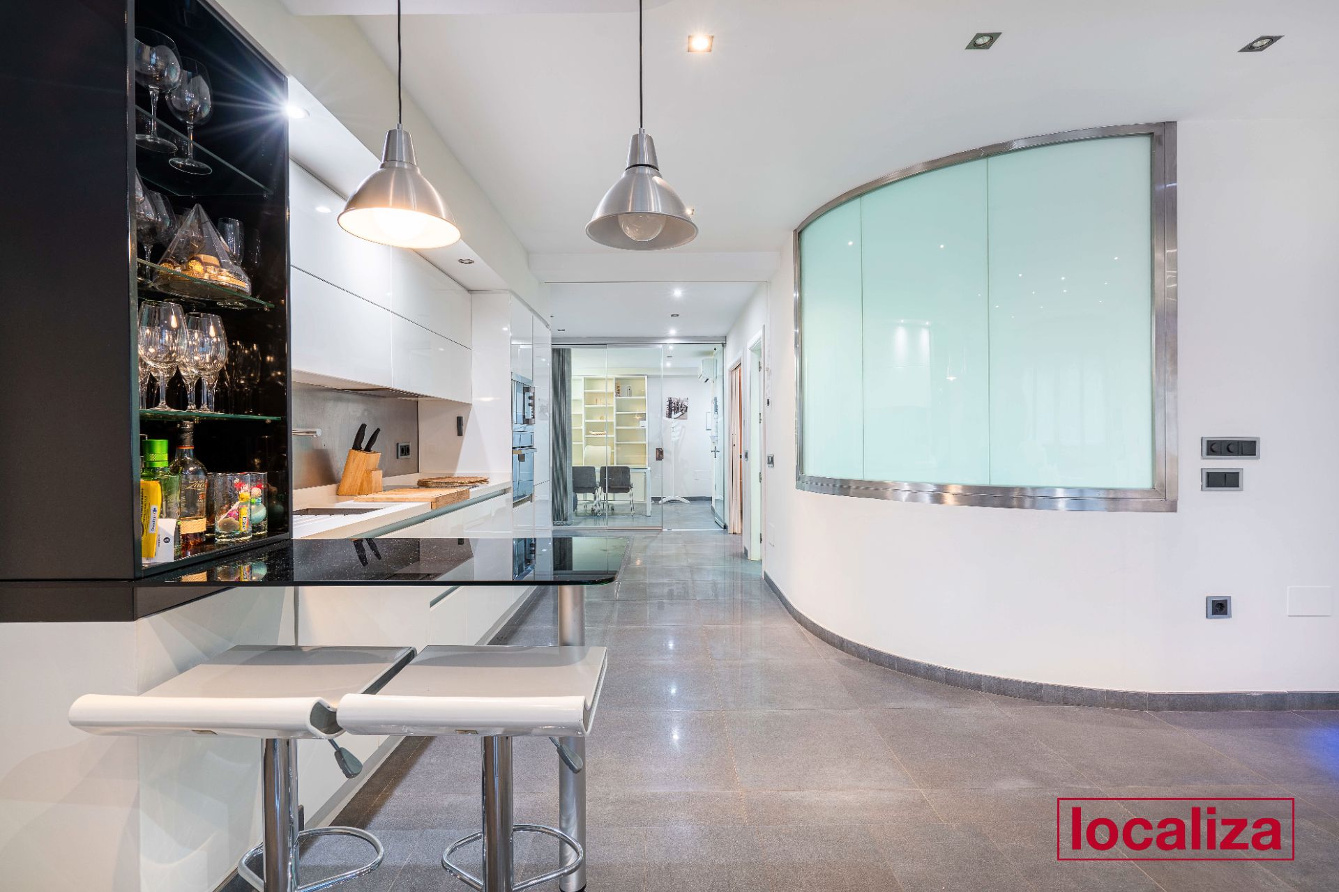 Kitchen of Flat for sale in  Almería Capital  with Air Conditioner, Furnished and Oven