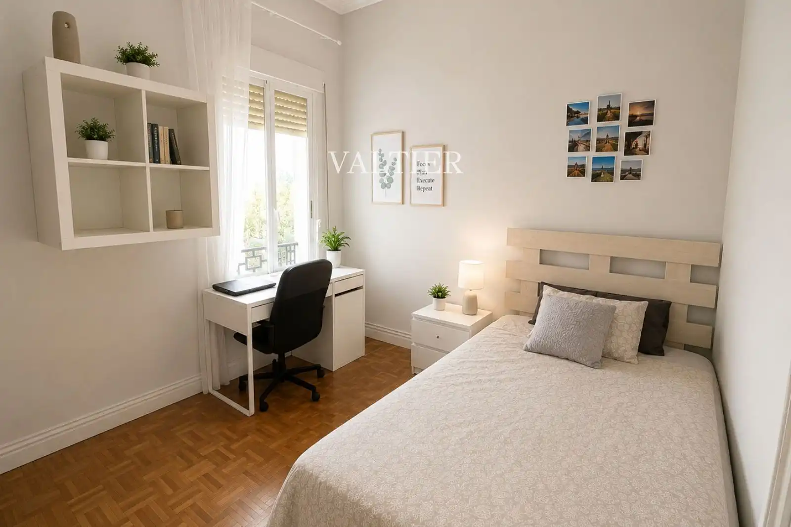 Bedroom of Flat for rent in Madrid  with Storage room and Furnished