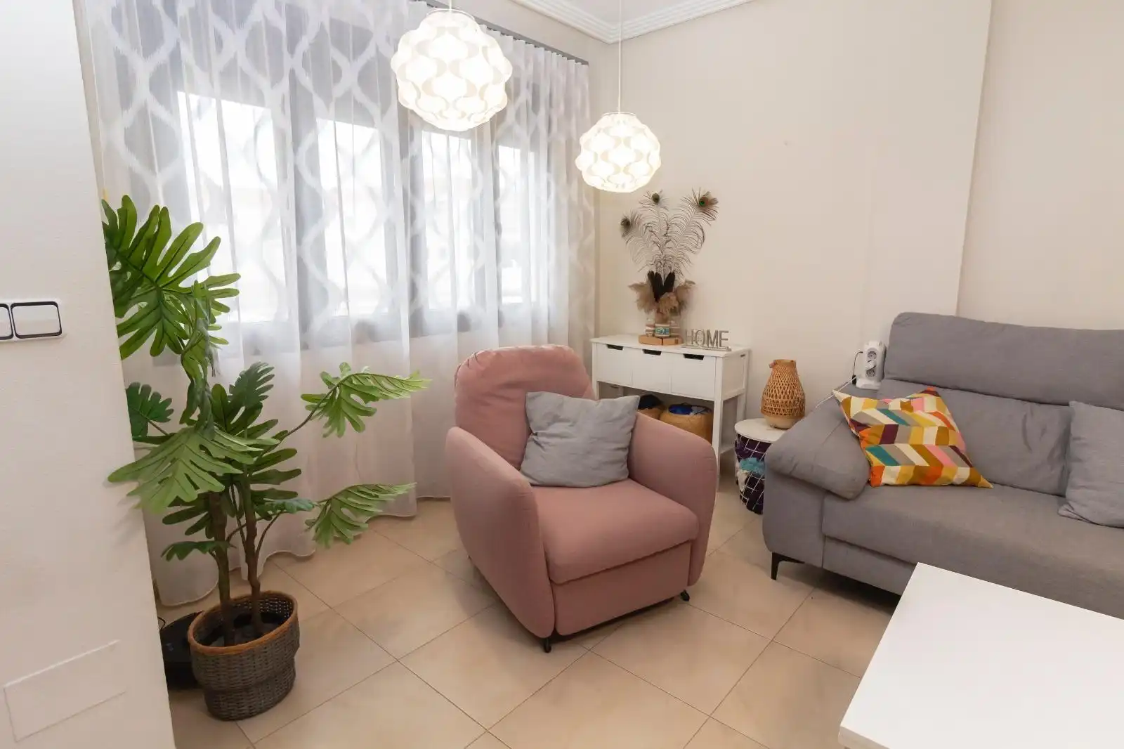 Sala de estar de Casa adosada en venta en San Javier con Aire acondicionado, Jardín privado y Terraza
