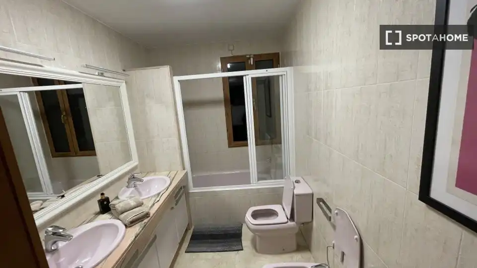 Baño de Apartamento para compartir en Alicante / Alacant con Aire acondicionado y Terraza