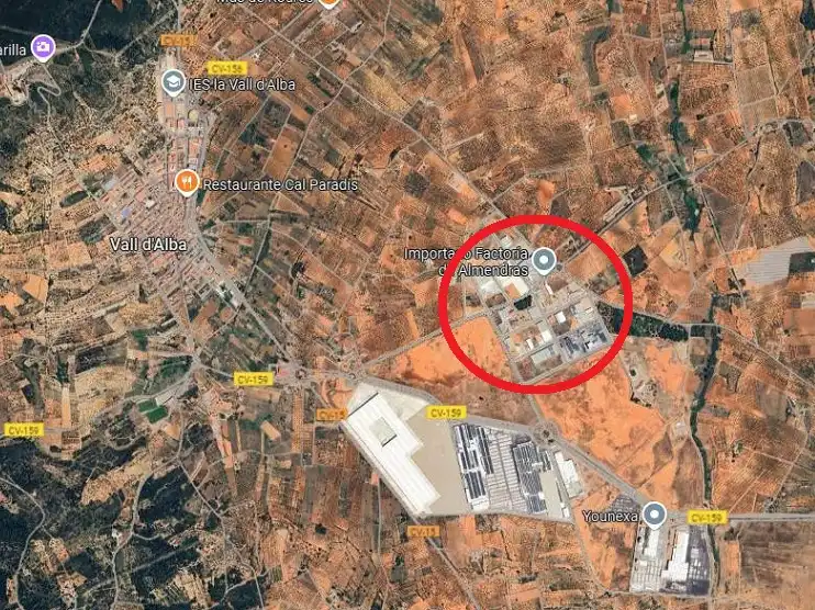 Terreny industrial en venda en Vall d'Alba