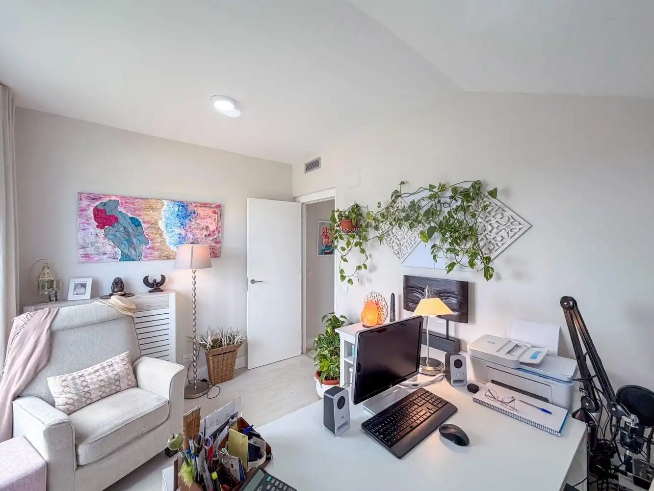 Wohnzimmer von Dachboden zum Verkauf in Illescas mit Klimaanlage, Heizung und Terrasse