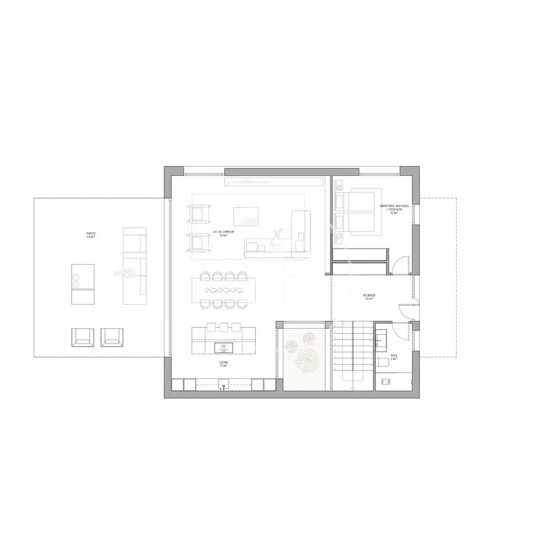 Casa aparellada amb piscina en venda a C. Tallín, imagen 59