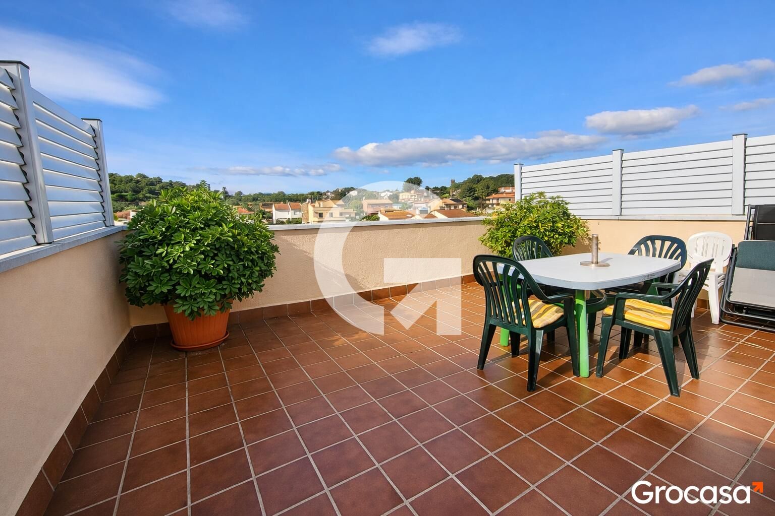 Terrace of Attic for sale in La Pobla de Montornès    with Air Conditioner, Heating and Terrace