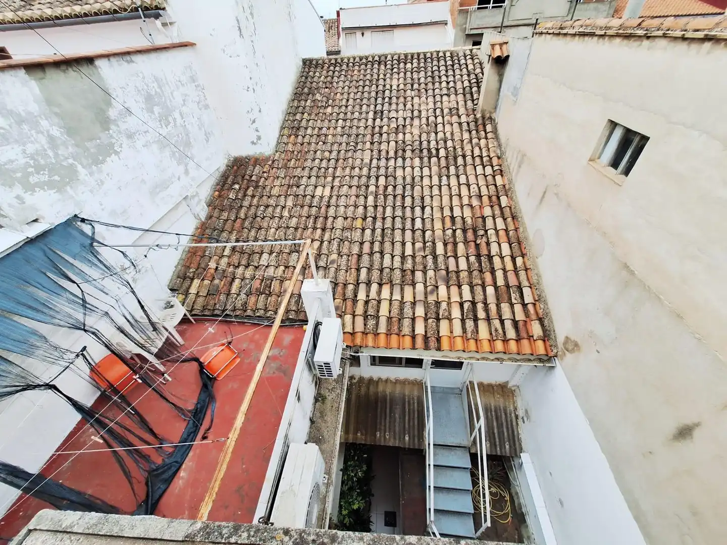 Balcony of Houses for sale in Carcaixent  with Air Conditioner