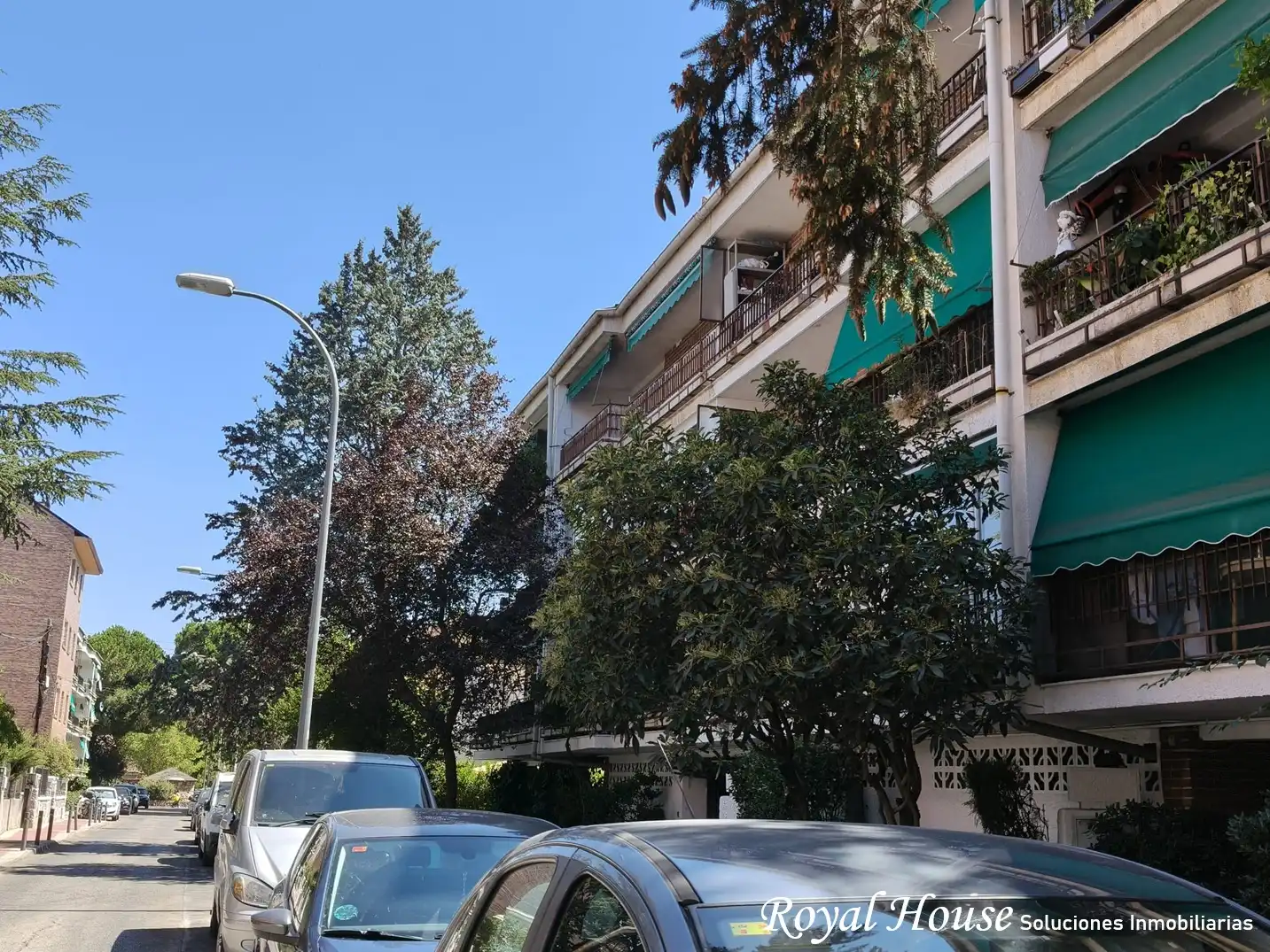 Vista exterior de Pis en venda en Collado Villalba amb Calefacció, Terrassa i Traster