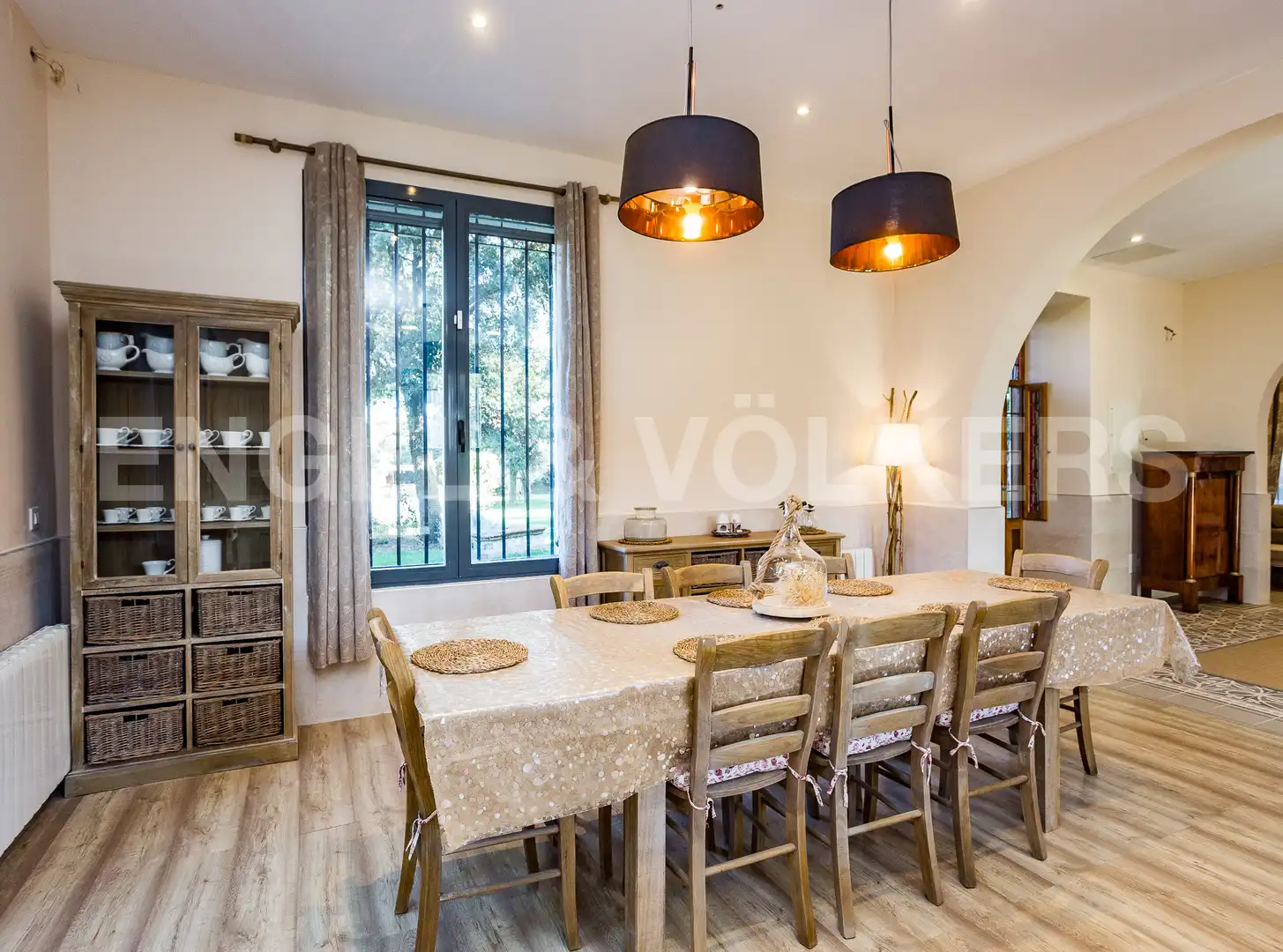 Dining room of Country homes for sale in Llinars del Vallès  with Air Conditioner, Heating and Private garden