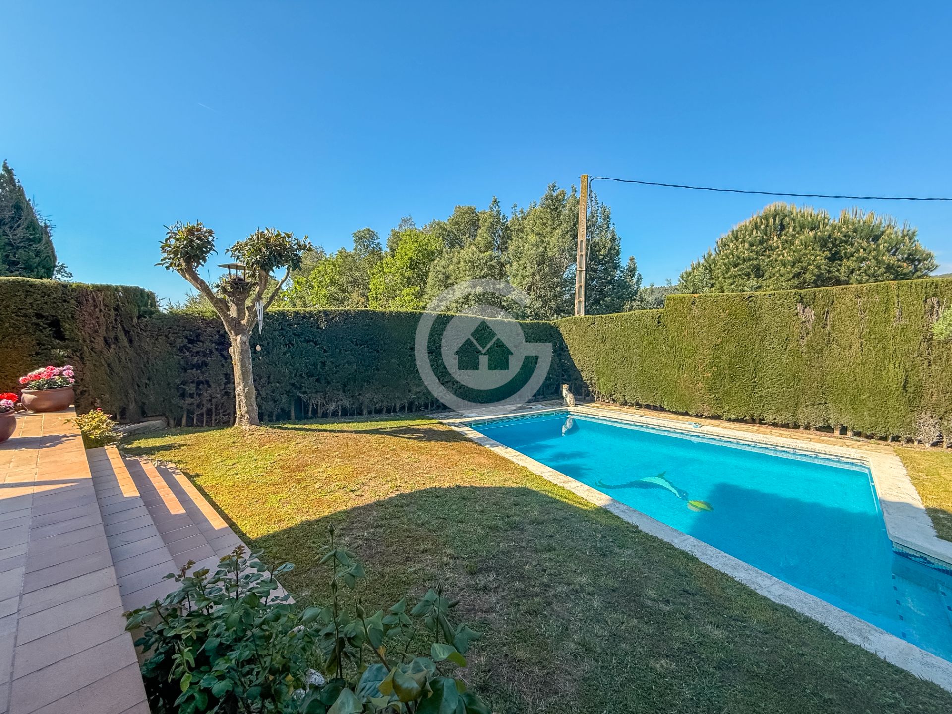 Garden of House or chalet for sale in Mont-ras  with Air Conditioner, Heating and Private garden