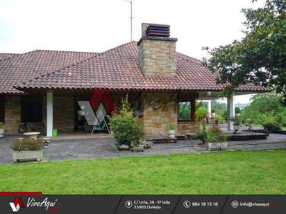 Exterior view of House or chalet for sale in Gijón   with Terrace and Swimming Pool