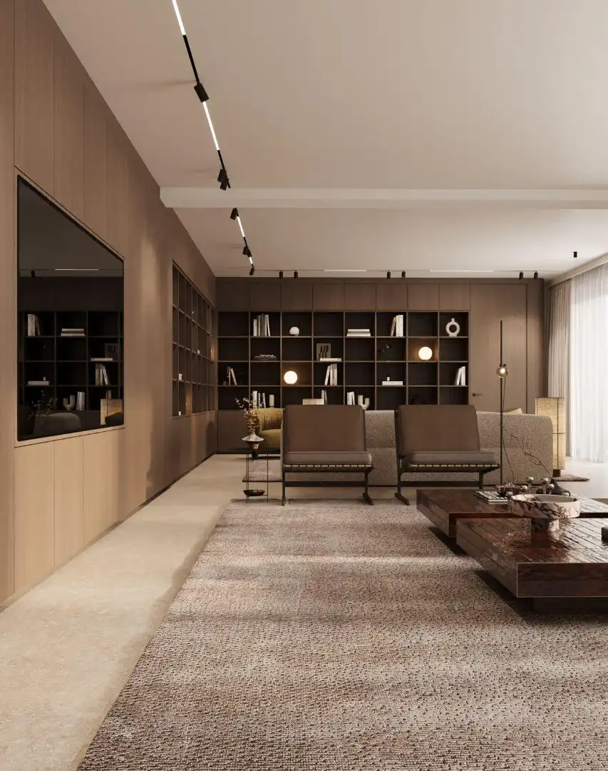 Living room of Houses for sale in Barcelona  with Air Conditioner, Heating and Private garden