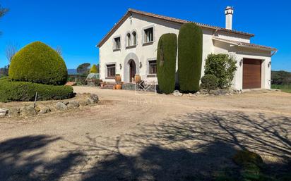Vista exterior de Finca rústica en venda en Vidreres amb Calefacció, Jardí privat i Terrassa