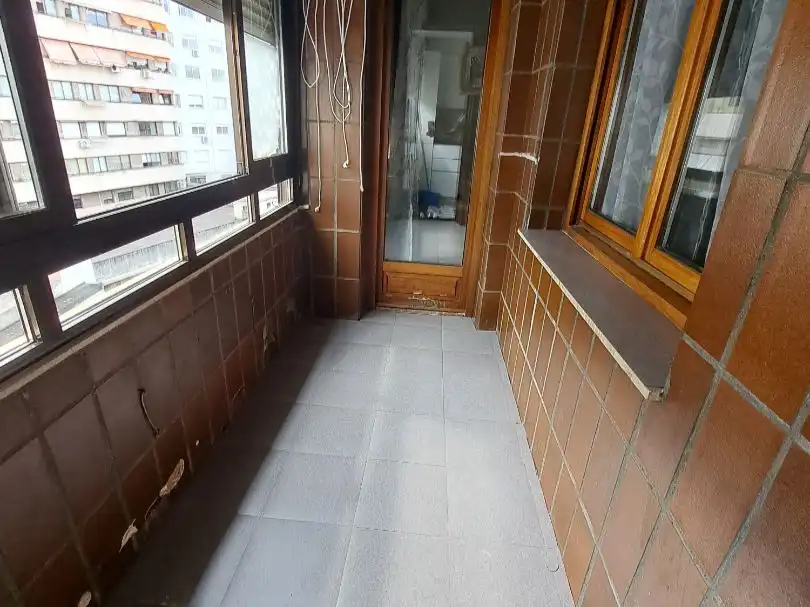 Terraza de Piso de alquiler con opción a compra en Ourense Capital  con Calefacción, Amueblado y Horno
