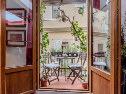 Balcony of Flat to rent in  Barcelona Capital  with Air Conditioner, Heating and Terrace