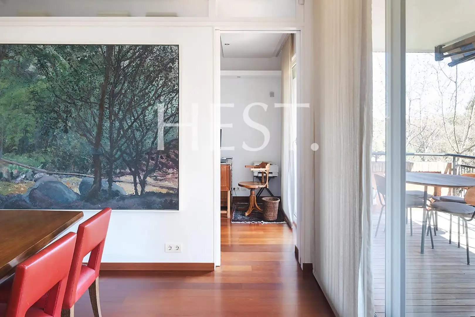 Vista exterior de Piso en venta en Barcelona con Aire acondicionado, Calefacción y Jardín privado