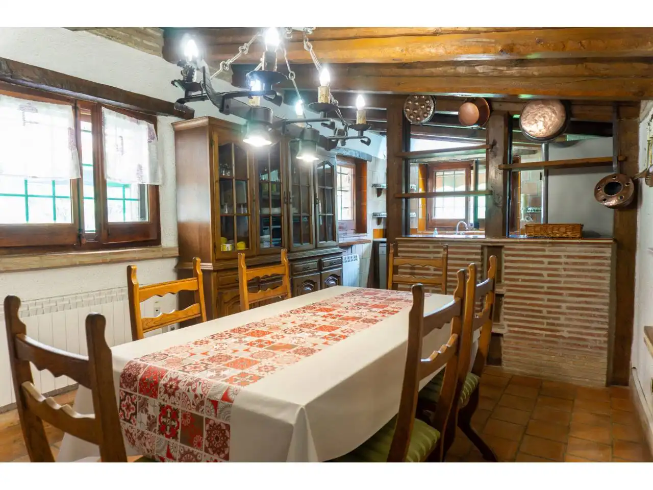 Comedor de Finca rústica en venta en Castell d'Aro, Platja d'Aro i s'Agaró con Calefacción, Jardín privado y Terraza