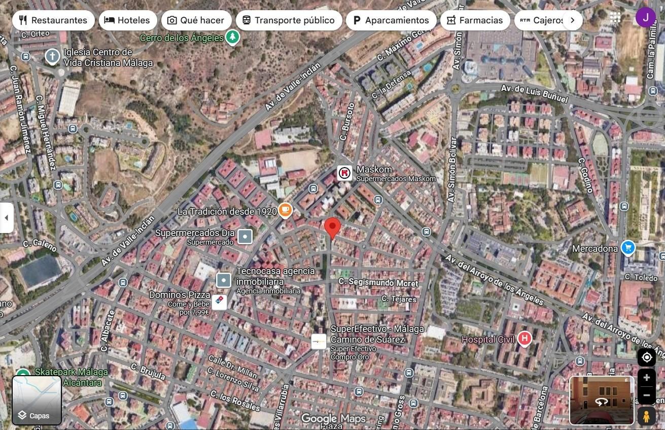 Vista exterior de Piso en venta en Málaga Capital con Terraza y Balcón
