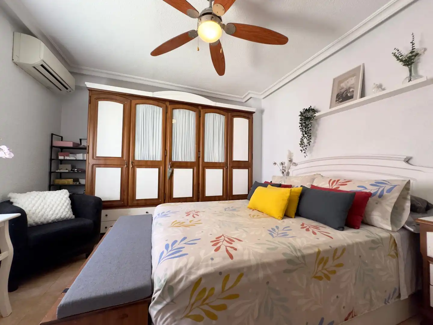 Bedroom of Houses for sale in Aspe  with Air Conditioner, Heating and Terrace
