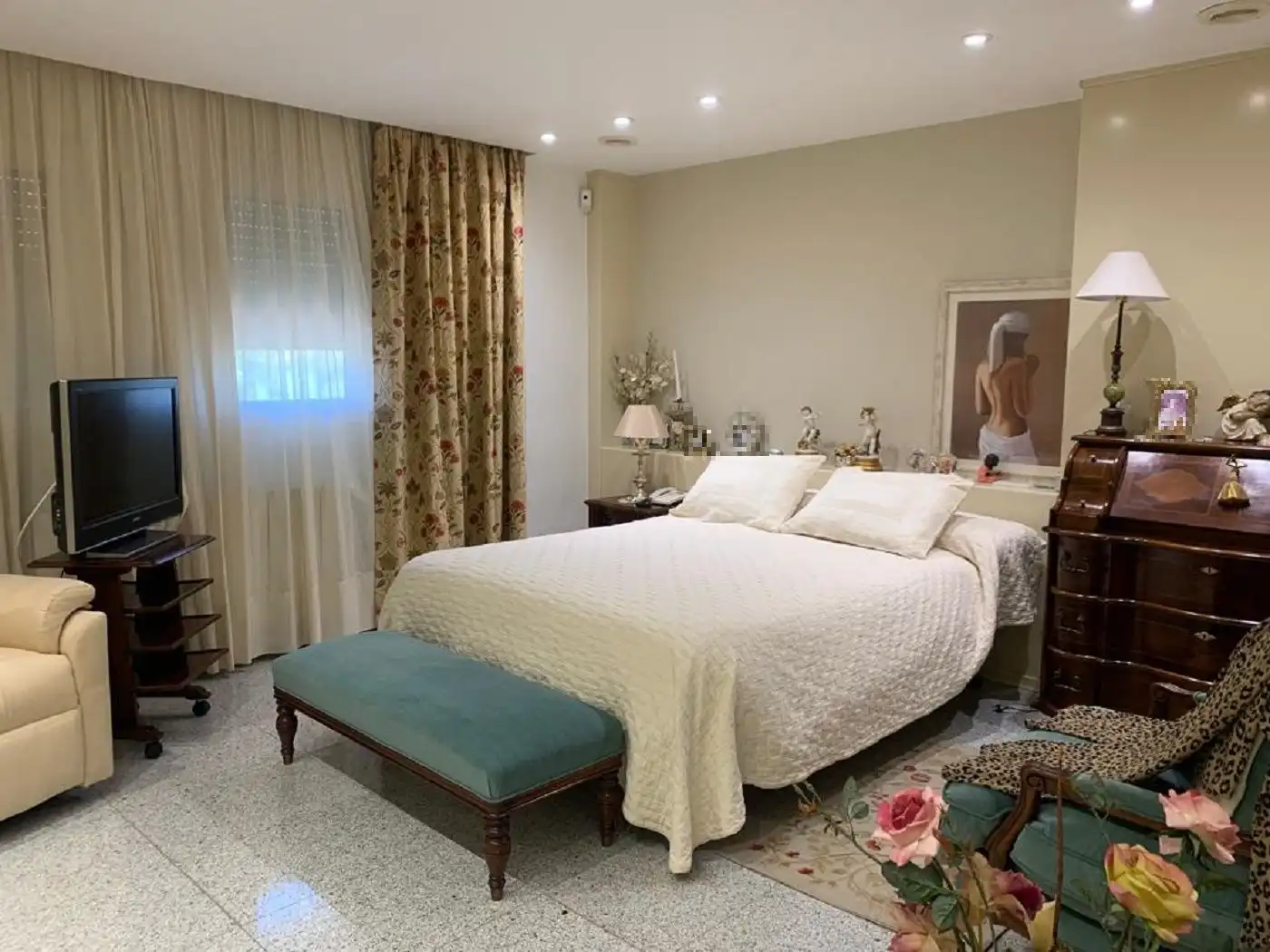 Schlafzimmer von Wohnung zum Verkauf in Murcia mit Klimaanlage und Abstellraum