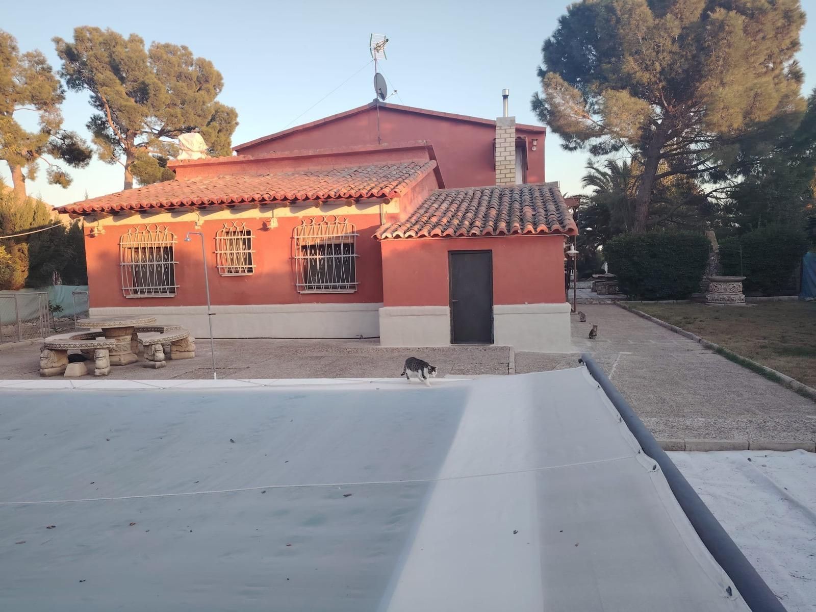 Exterior view of House or chalet for sale in Alfajarín  with Air Conditioner, Heating and Terrace