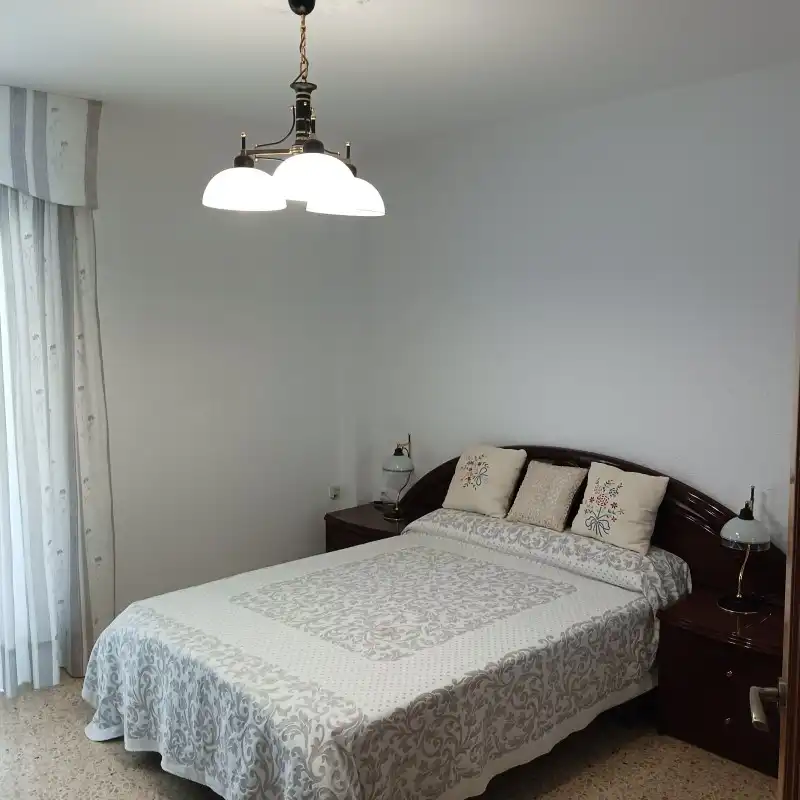 Bedroom of Flat for rent in Gandia  with Air Conditioner, Terrace and Furnished