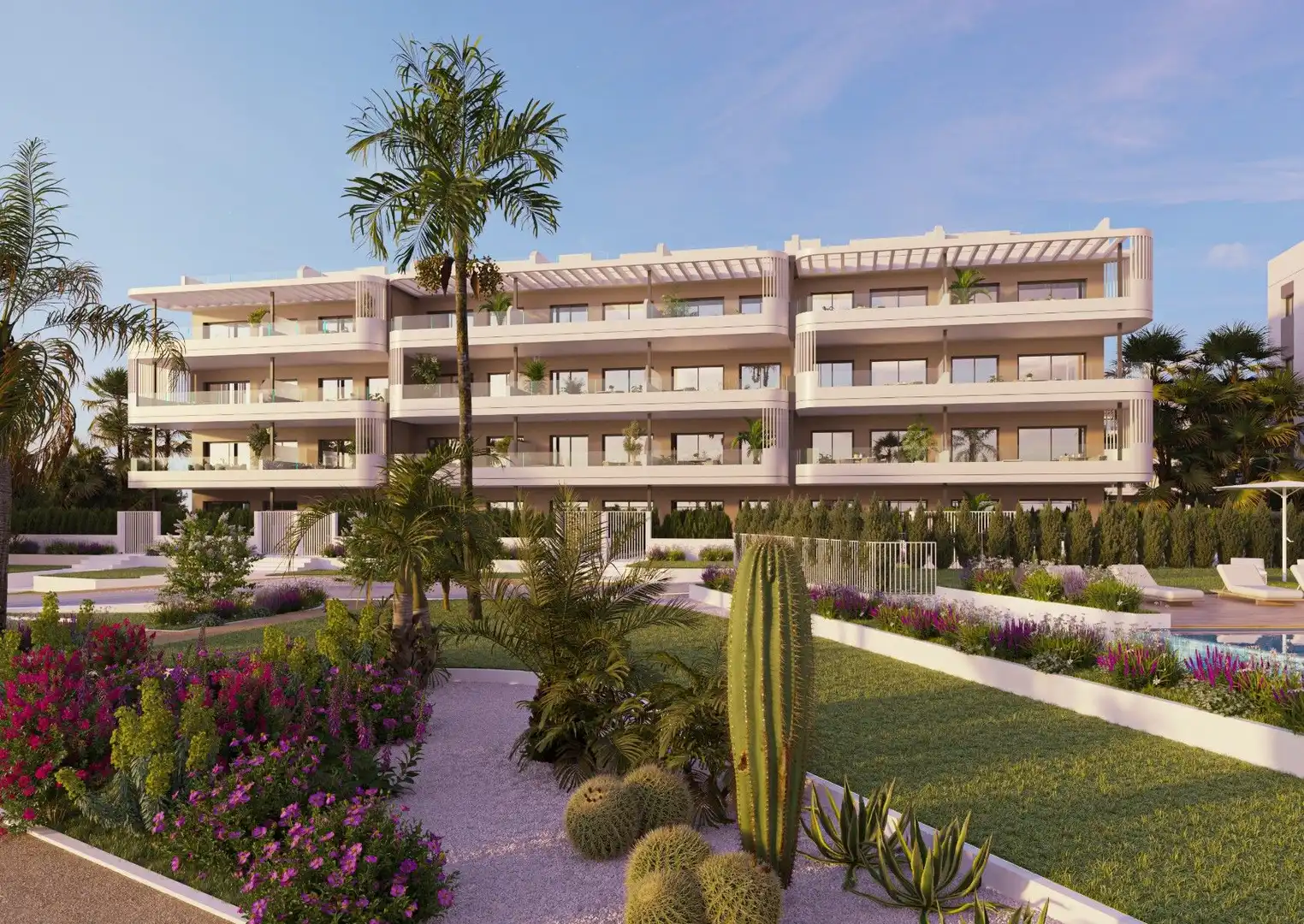 Vista exterior de Apartament en venda en La Hoya  amb Traster i Piscina comunitària