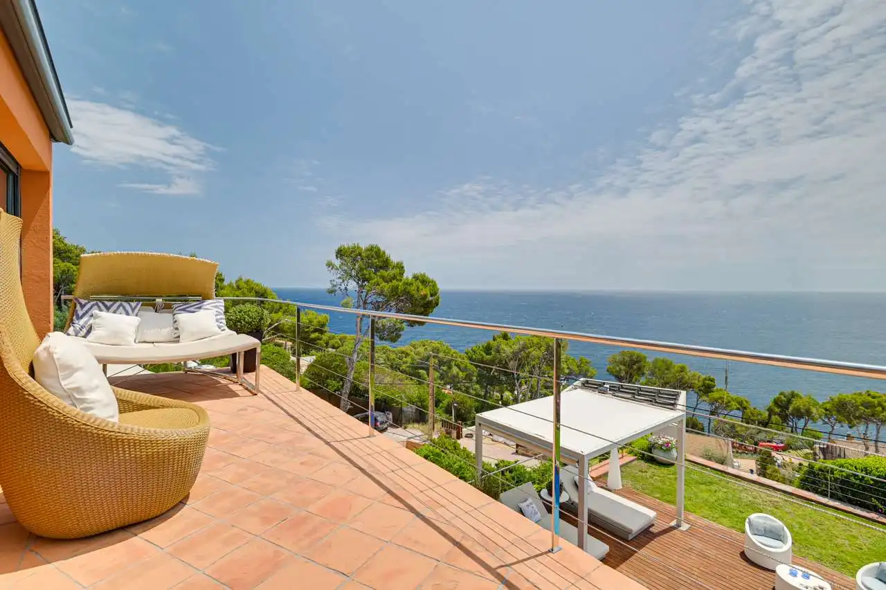 Terraza de Casa o chalet en venta en Palafrugell con Aire acondicionado, Calefacción y Jardín privado
