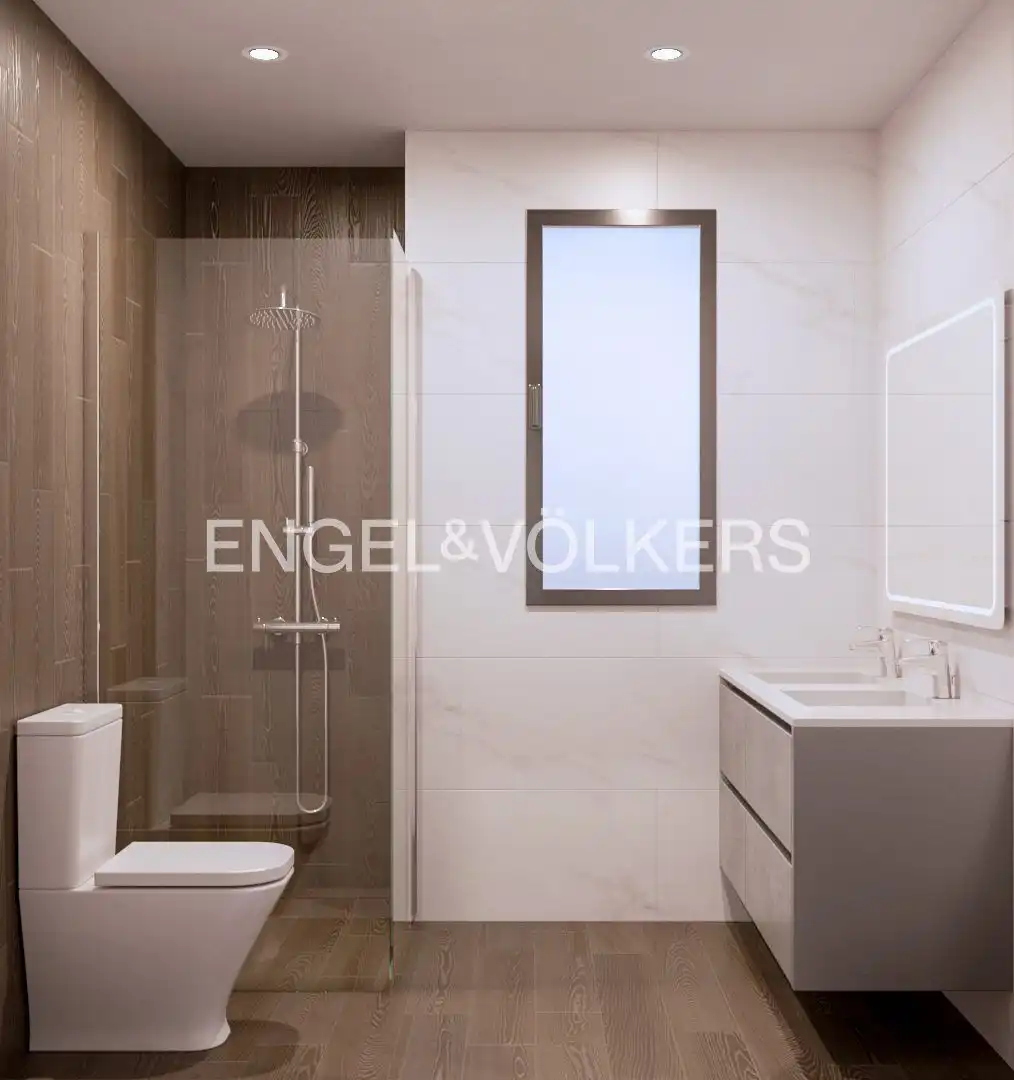Badezimmer von Haus oder Chalet zum Verkauf in San Pedro del Pinatar mit Klimaanlage, Heizung und Privatgarten