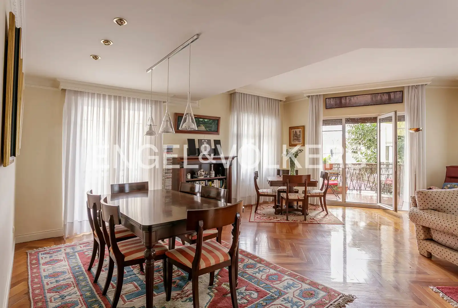 Dining room of Flat for sale in Bilbao   with Heating, Parquet flooring and Terrace