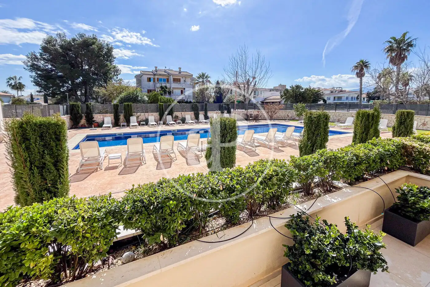 Schwimmbecken von Wohnung zur Miete in Pollença mit Klimaanlage, Heizung und Terrasse
