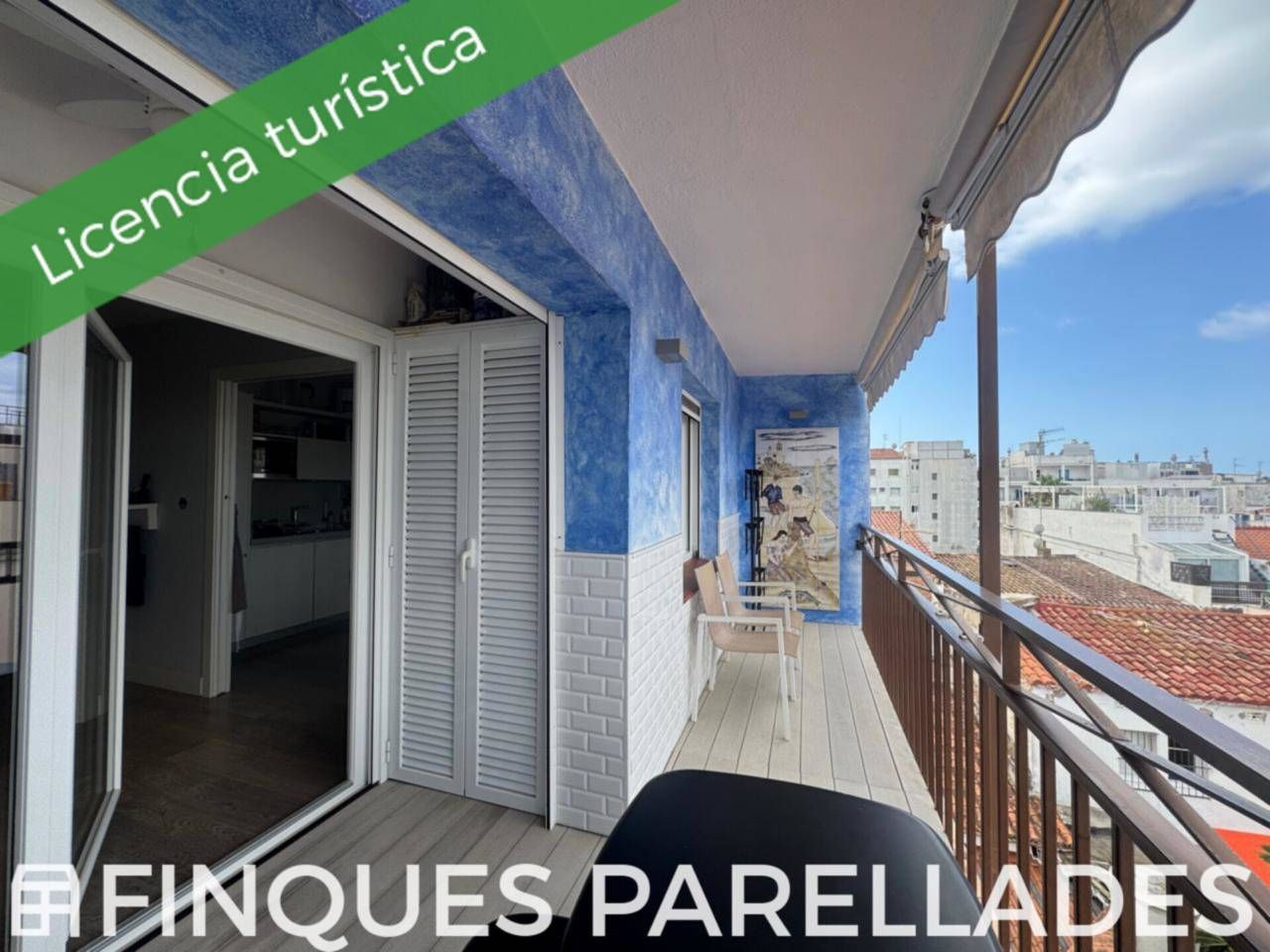 Balcony of Attic for sale in Sitges  with Heating, Parquet flooring and Terrace