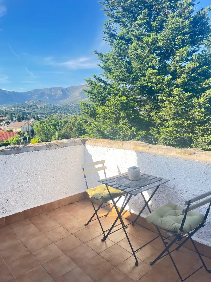 Terraza de Casa o chalet de alquiler en Becerril de la Sierra con Aire acondicionado, Calefacción y Jardín privado