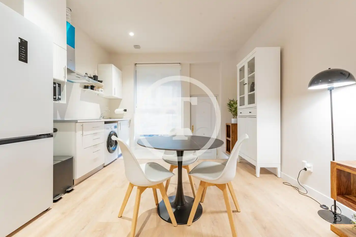 Kitchen of Flat for rent in Madrid  with Air Conditioner, Heating and Furnished