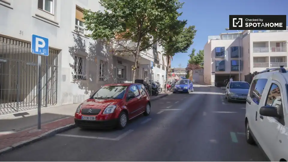 Vista exterior de Pis de lloguer en Madrid amb Aire condicionat, Calefacció i Moblat