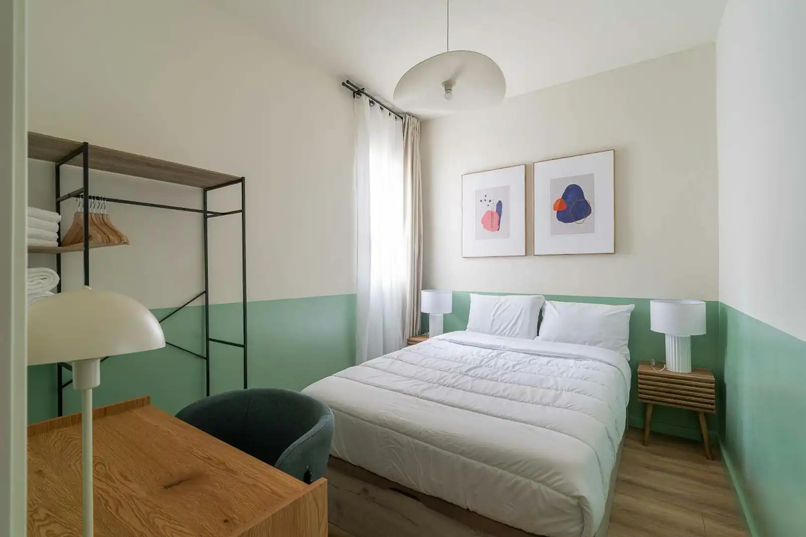Bedroom of Flat for rent in Barcelona  with Air Conditioner, Heating and Furnished