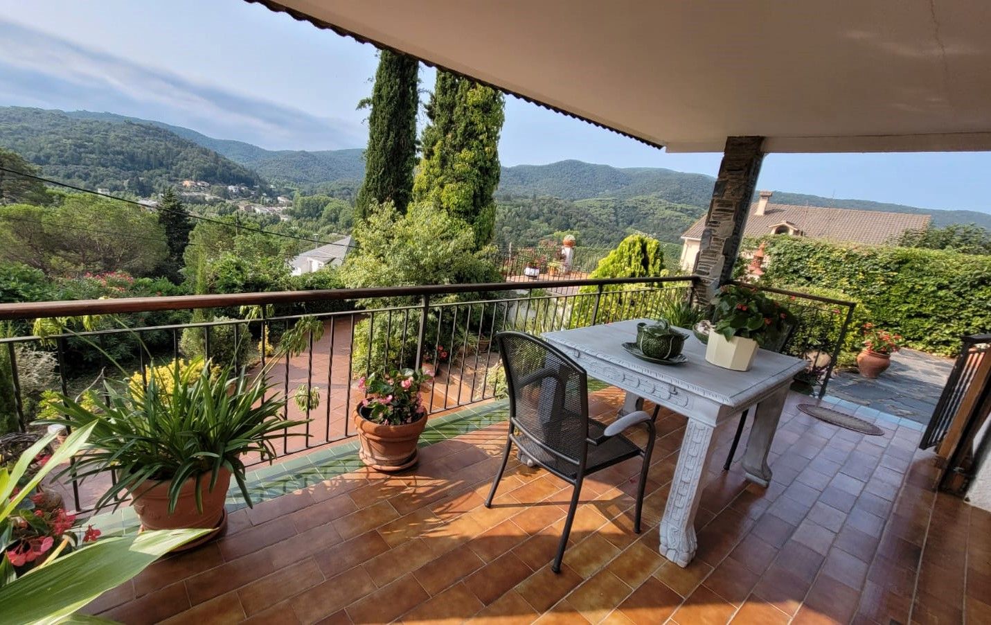 Terrace of House or chalet for sale in Vallgorguina  with Private garden, Terrace and Swimming Pool