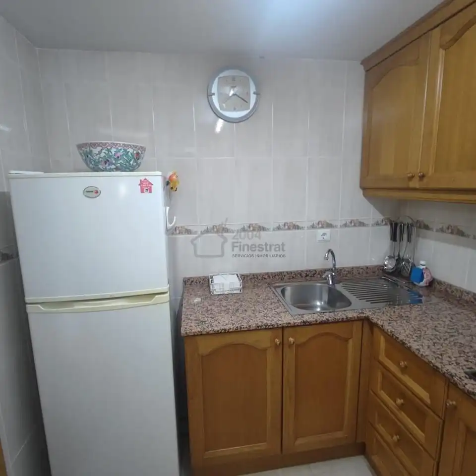 Küche von Wohnung zum Verkauf in Villajoyosa / La Vila Joiosa mit Klimaanlage, Möbliert und Gemeinschaftspool
