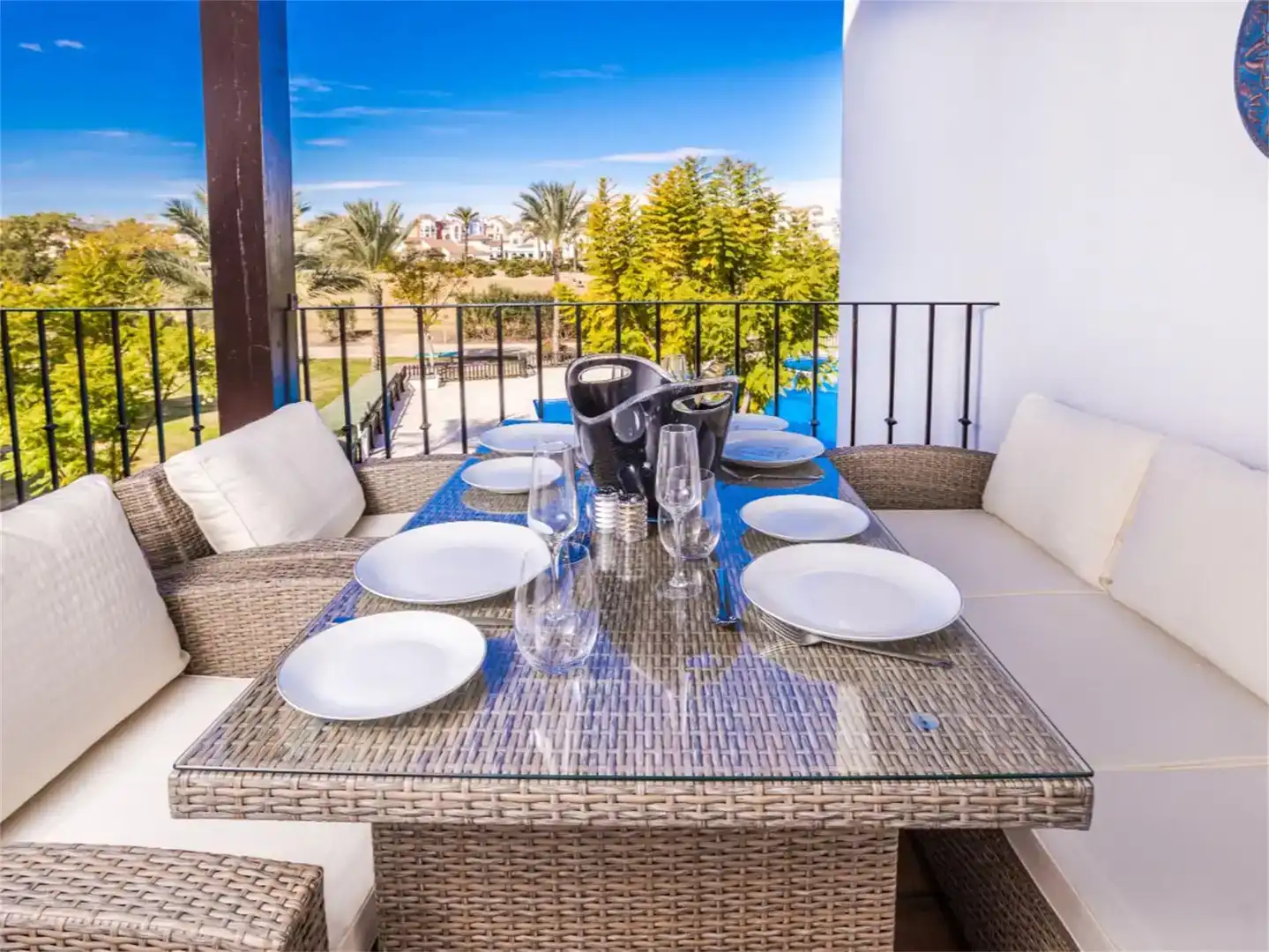 Terrassa de Apartament en venda en Torre-Pacheco amb Aire condicionat, Piscina i Balcó