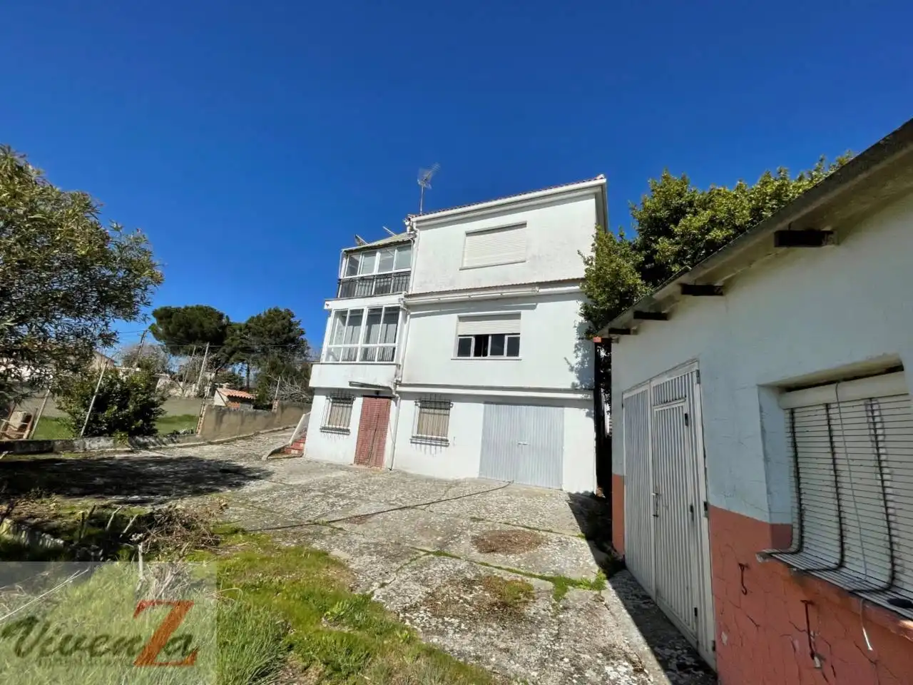 Vista exterior de Casa o chalet en venta en Muelas del Pan con Calefacción, Jardín privado y Terraza