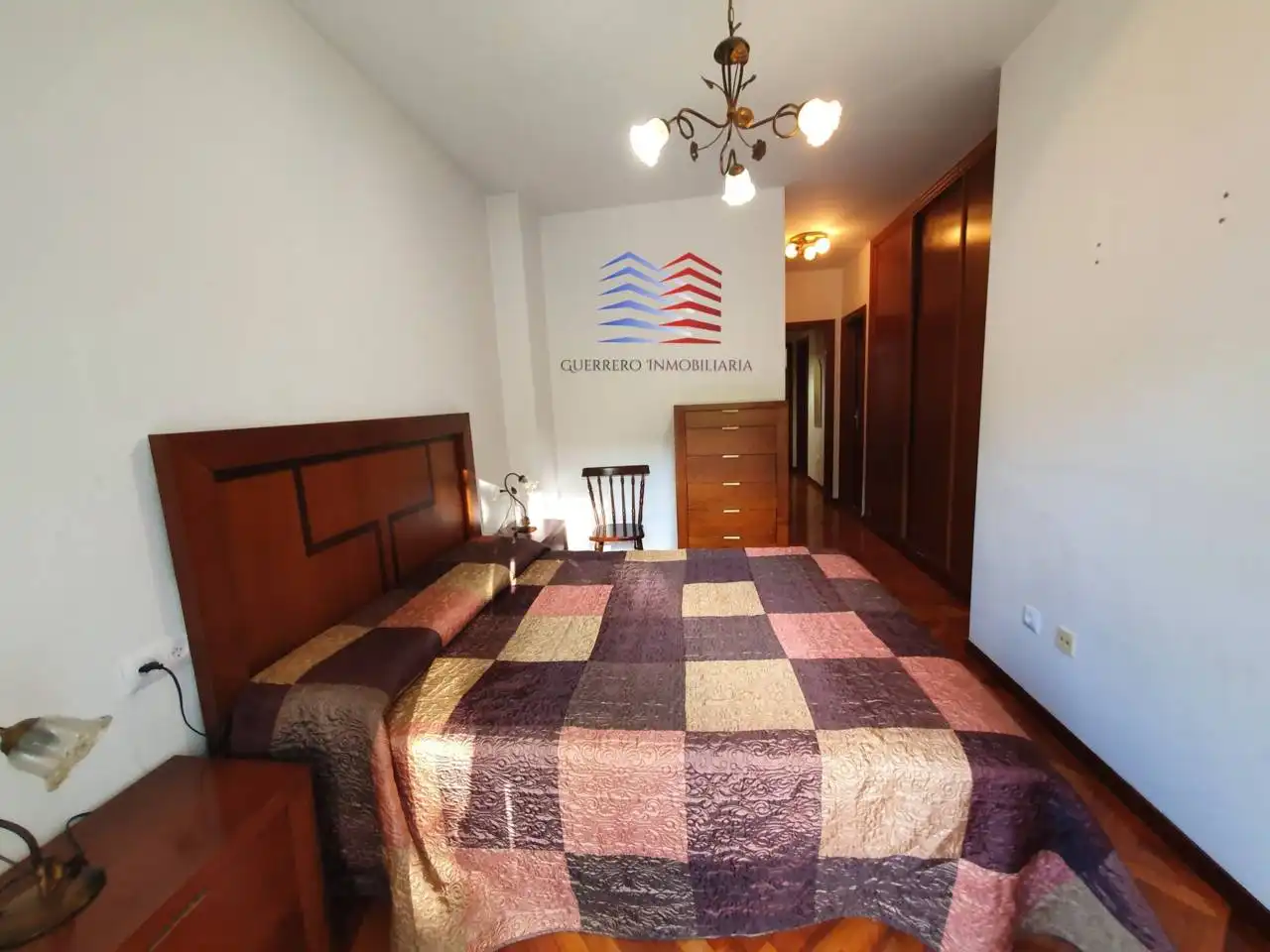 Bedroom of Flat for rent in Ourense Capital   with Heating, Parquet flooring and Storage room