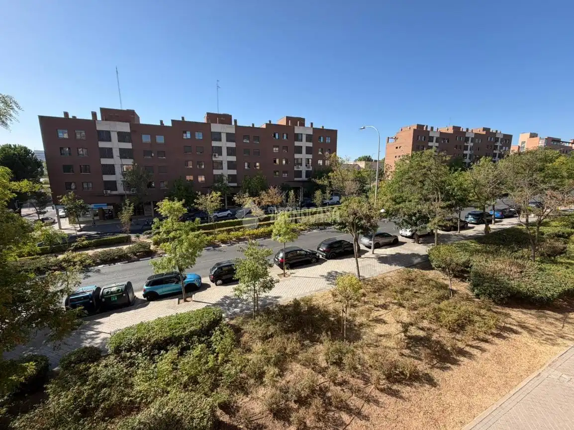 Exterior view of Flat for rent in Madrid  with Heating and Community pool