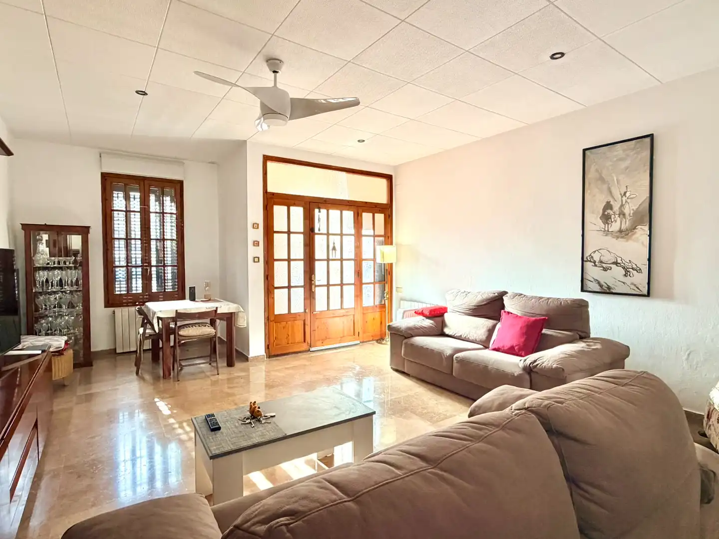 Sala de estar de Casa o chalet en venta en El Masnou con Aire acondicionado, Calefacción y Terraza